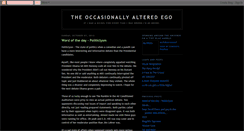 Desktop Screenshot of alteredegoist.blogspot.com