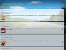 Tablet Screenshot of honeybunnysburrow.blogspot.com