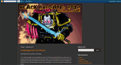 Desktop Screenshot of blackcrusade2012.blogspot.com