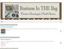 Tablet Screenshot of businessinthebag.blogspot.com