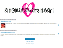 Tablet Screenshot of ahomemakersheart.blogspot.com