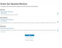 Tablet Screenshot of eroticsexvacationreviews.blogspot.com