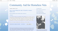 Desktop Screenshot of communityaidforhomelessvets.blogspot.com