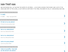 Tablet Screenshot of iam-that.blogspot.com