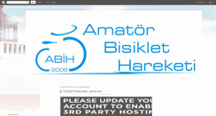 Desktop Screenshot of amatorbisiklethareketi.blogspot.com