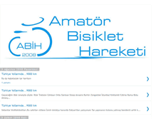 Tablet Screenshot of amatorbisiklethareketi.blogspot.com