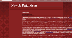 Desktop Screenshot of nawabrajendran.blogspot.com