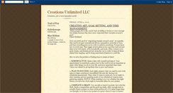 Desktop Screenshot of creationsunlimitedllc.blogspot.com