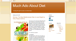 Desktop Screenshot of muchadoaboutdiet.blogspot.com