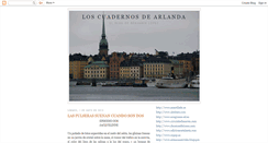 Desktop Screenshot of cuadernosdearlanda.blogspot.com