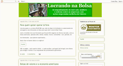 Desktop Screenshot of lucrandonabolsa.blogspot.com