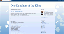 Desktop Screenshot of one-daughter-of-the-king.blogspot.com