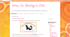 Desktop Screenshot of howtoskinnyacat.blogspot.com