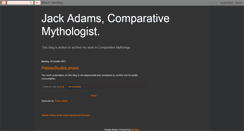 Desktop Screenshot of creativemythology.blogspot.com