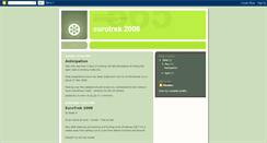 Desktop Screenshot of eurotrek2008.blogspot.com