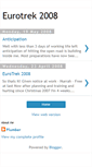 Mobile Screenshot of eurotrek2008.blogspot.com