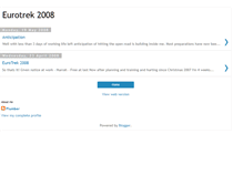 Tablet Screenshot of eurotrek2008.blogspot.com