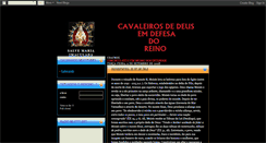 Desktop Screenshot of cavaleirodedios.blogspot.com