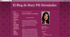 Desktop Screenshot of marypilihernandez.blogspot.com