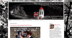 Desktop Screenshot of irreverentpsychologist.blogspot.com