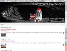 Tablet Screenshot of irreverentpsychologist.blogspot.com