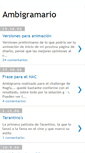Mobile Screenshot of ambigramario.blogspot.com