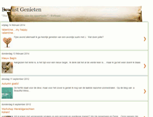 Tablet Screenshot of bewustgenieten.blogspot.com