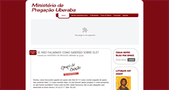 Desktop Screenshot of pregacaorccuberaba.blogspot.com