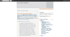 Desktop Screenshot of generacionnegativa.blogspot.com