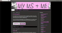 Desktop Screenshot of my-ms-and-me.blogspot.com