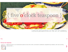 Tablet Screenshot of fiveoclockteaspoon.blogspot.com