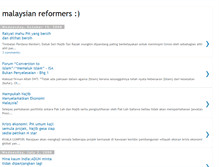 Tablet Screenshot of malaysianreformers.blogspot.com