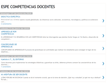 Tablet Screenshot of especompetenciasdocentes.blogspot.com