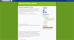 Desktop Screenshot of mtuniziniprimaryschool.blogspot.com