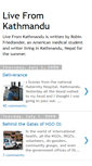 Mobile Screenshot of livefromkathmandu.blogspot.com