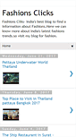 Mobile Screenshot of fashionsclicks.blogspot.com