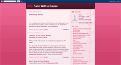 Desktop Screenshot of facewithacause.blogspot.com