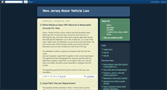 Desktop Screenshot of njmotorvehiclelaw.blogspot.com