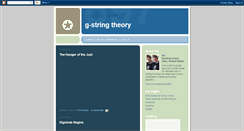 Desktop Screenshot of gstringtheory.blogspot.com