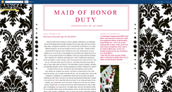 Desktop Screenshot of maidofhonorduty.blogspot.com