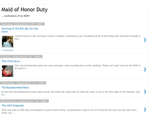 Tablet Screenshot of maidofhonorduty.blogspot.com