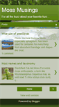 Mobile Screenshot of moss-musings.blogspot.com