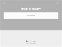 Tablet Screenshot of brain-of-money.blogspot.com