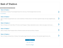 Tablet Screenshot of 1book-of-shadows.blogspot.com