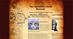 Desktop Screenshot of cybrarianbookreviews.blogspot.com