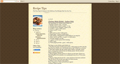 Desktop Screenshot of erecipetips.blogspot.com