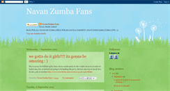 Desktop Screenshot of navanzumbafans.blogspot.com