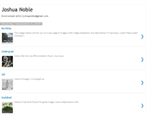 Tablet Screenshot of joshua-noble.blogspot.com