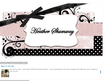 Tablet Screenshot of heathershumway.blogspot.com