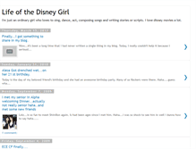 Tablet Screenshot of disneygirllittledes.blogspot.com
